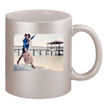 Sophia Bush 11oz Metallic Silver Mug