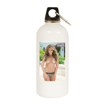 Staci Noblett White Water Bottle With Carabiner