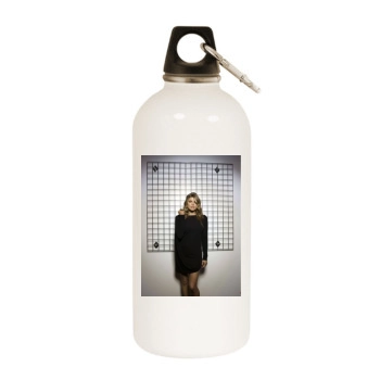 Fergie White Water Bottle With Carabiner