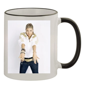 Fergie 11oz Colored Rim & Handle Mug