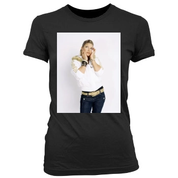 Fergie Women's Junior Cut Crewneck T-Shirt