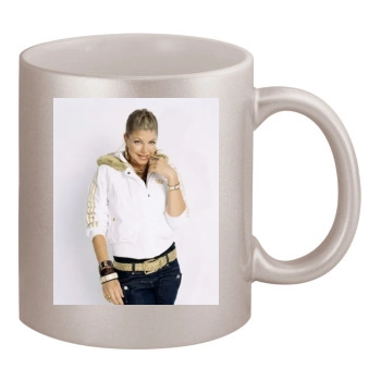 Fergie 11oz Metallic Silver Mug