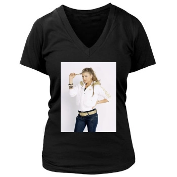 Fergie Women's Deep V-Neck TShirt