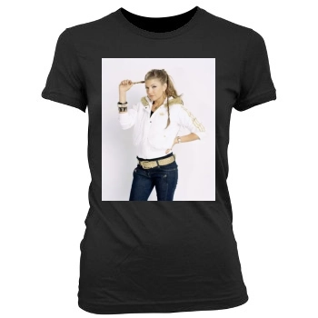 Fergie Women's Junior Cut Crewneck T-Shirt