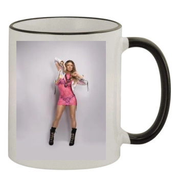 Fergie 11oz Colored Rim & Handle Mug