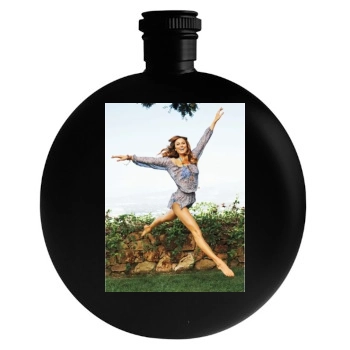 Stacy Keibler Round Flask