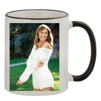 Stacy Keibler 11oz Colored Rim & Handle Mug