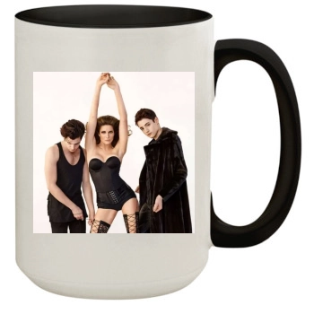 Stephanie Seymour 15oz Colored Inner & Handle Mug