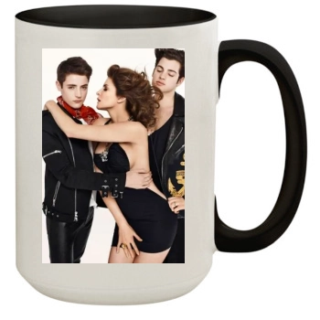 Stephanie Seymour 15oz Colored Inner & Handle Mug