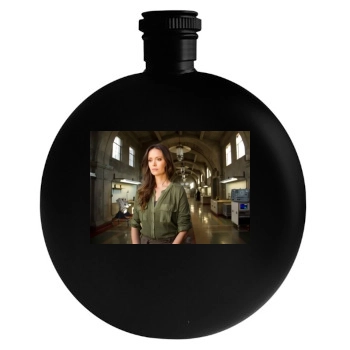 Summer Glau Round Flask