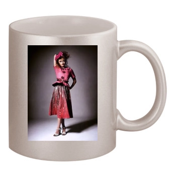 Helena Bonham Carter 11oz Metallic Silver Mug