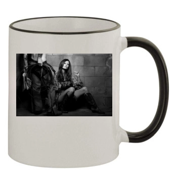 Summer Glau 11oz Colored Rim & Handle Mug