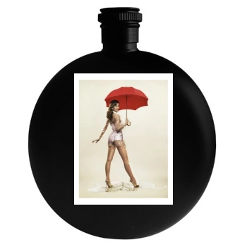 Summer Glau Round Flask