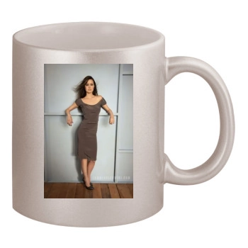 Summer Glau 11oz Metallic Silver Mug