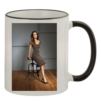 Summer Glau 11oz Colored Rim & Handle Mug