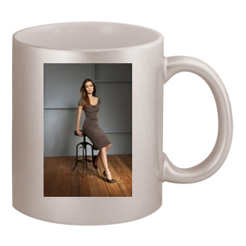 Summer Glau 11oz Metallic Silver Mug