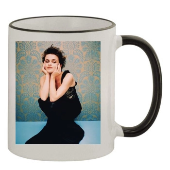 Helena Bonham Carter 11oz Colored Rim & Handle Mug