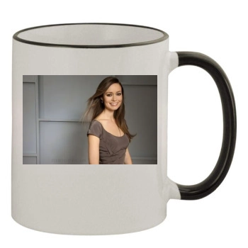 Summer Glau 11oz Colored Rim & Handle Mug