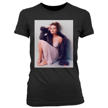 Helena Bonham Carter Women's Junior Cut Crewneck T-Shirt