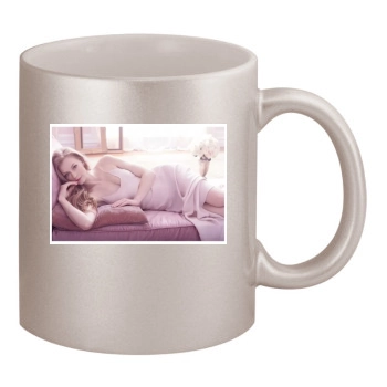 Svetlana Khodchenkova 11oz Metallic Silver Mug