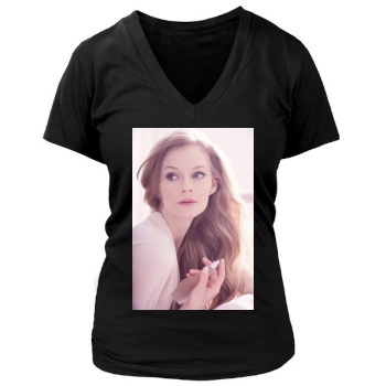 Svetlana Khodchenkova Women's Deep V-Neck TShirt