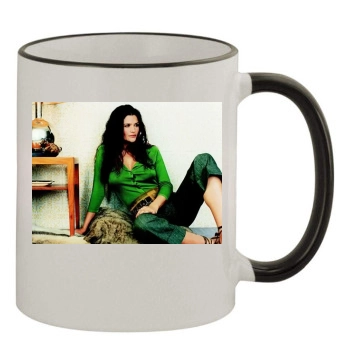 Helena Christensen 11oz Colored Rim & Handle Mug