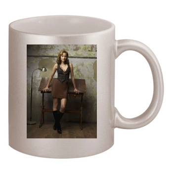 Hilarie Burton 11oz Metallic Silver Mug