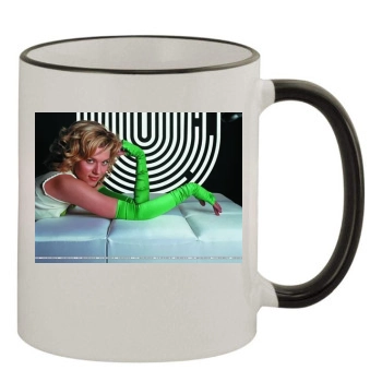 Hilarie Burton 11oz Colored Rim & Handle Mug