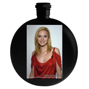 Hilarie Burton Round Flask