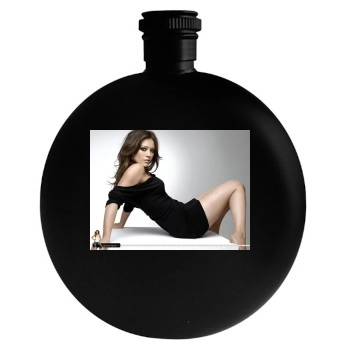 Hilary Duff Round Flask