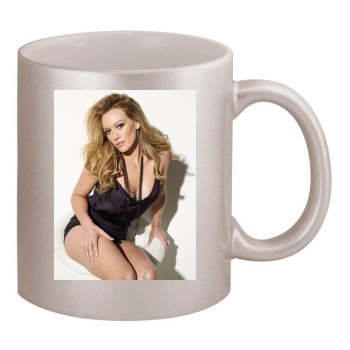 Hilary Duff 11oz Metallic Silver Mug