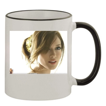 Hilary Duff 11oz Colored Rim & Handle Mug