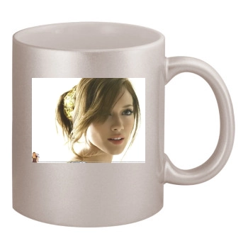 Hilary Duff 11oz Metallic Silver Mug