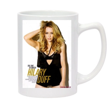 Hilary Duff 14oz White Statesman Mug