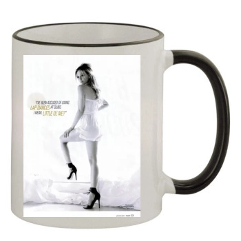 Hilary Duff 11oz Colored Rim & Handle Mug