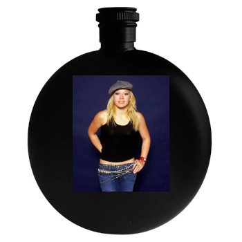 Hilary Duff Round Flask