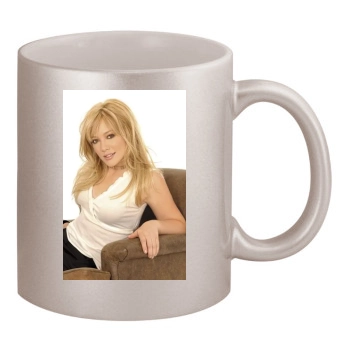 Hilary Duff 11oz Metallic Silver Mug