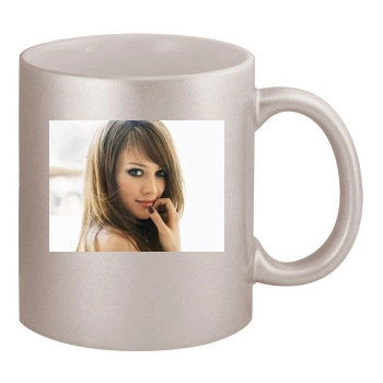 Hilary Duff 11oz Metallic Silver Mug