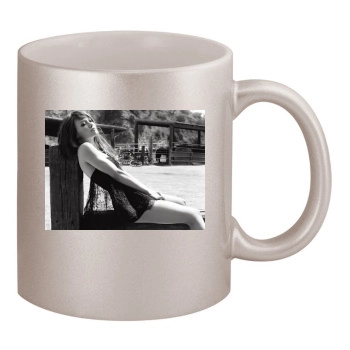 Hilary Duff 11oz Metallic Silver Mug