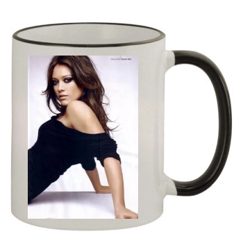 Hilary Duff 11oz Colored Rim & Handle Mug