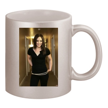 Hilary Duff 11oz Metallic Silver Mug