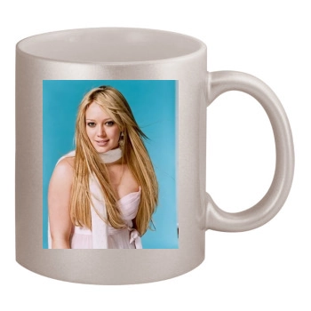 Hilary Duff 11oz Metallic Silver Mug