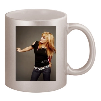 Hilary Duff 11oz Metallic Silver Mug