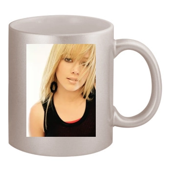 Hilary Duff 11oz Metallic Silver Mug