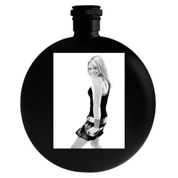 Hilary Duff Round Flask