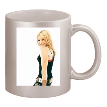 Hilary Duff 11oz Metallic Silver Mug