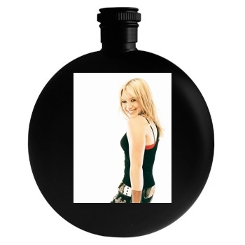 Hilary Duff Round Flask