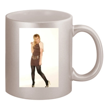 Hilary Duff 11oz Metallic Silver Mug