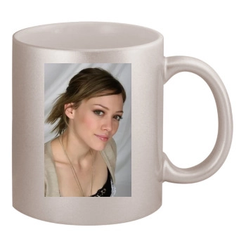 Hilary Duff 11oz Metallic Silver Mug