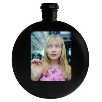 Hilary Duff Round Flask